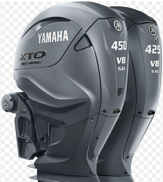 New Yamaha Outboard Engine XF 450 Grey incl. Rigging Kit