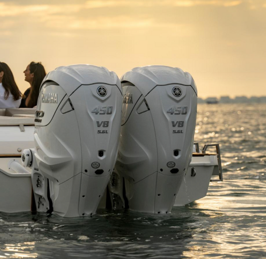 New Yamaha Outboard Engine XF 450 Grey incl. Rigging Kit